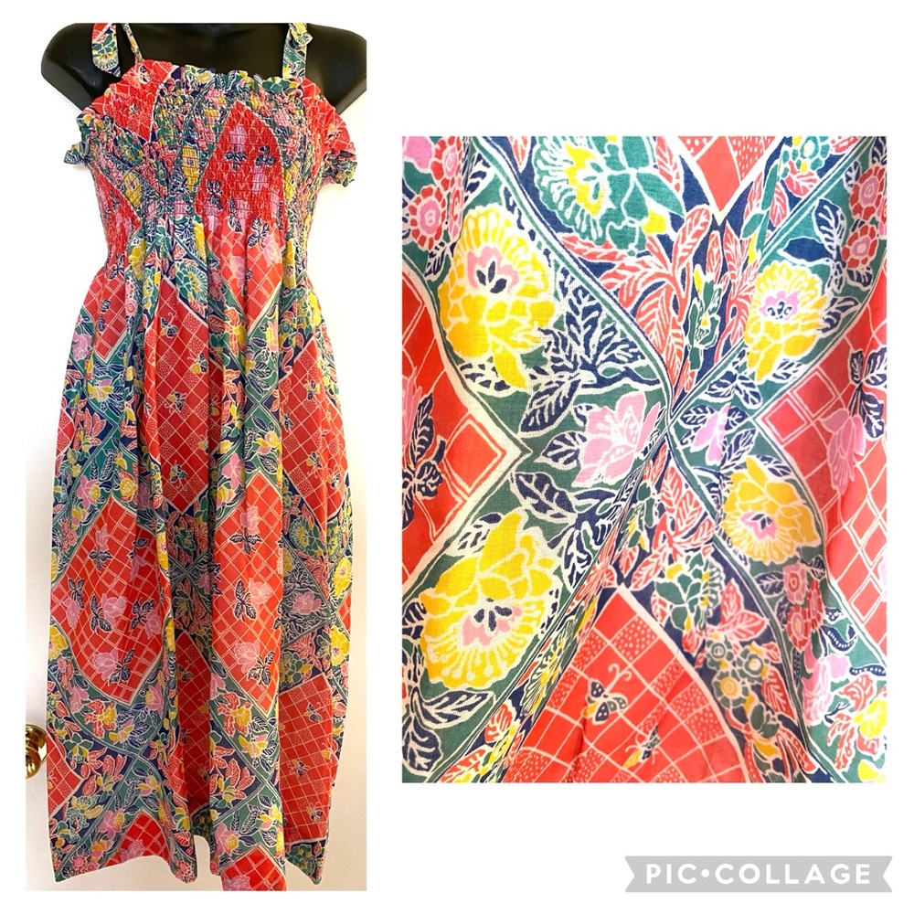Vintage Midge Grant 60’s/70’s Maxi style sundress